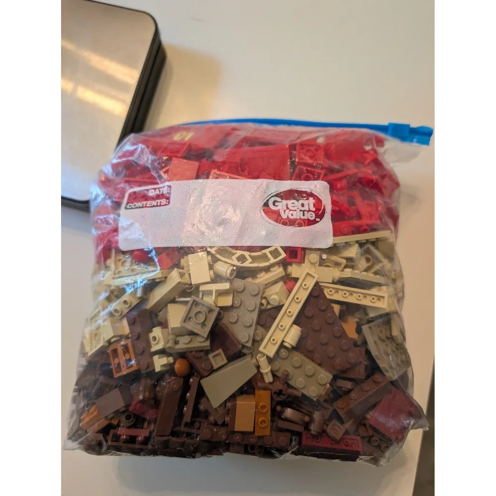 LEGO Bulk Bricks Over 3lb Multi Color Mixed Pieces Plates Windows‎ Lot